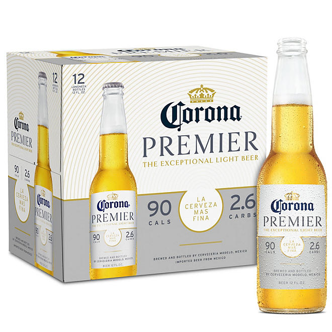 Corona Premier Mexican Lager Light Beer (12 fl. oz. bottle, 12 pk.)