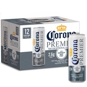 Corona Premier Mexican Lager (12 fl. oz. can, 12 pk.)