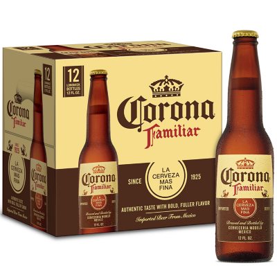 Corona Familiar Mexican Lager Beer (12 fl. oz. bottle, 12 pk.) - Sam's Club