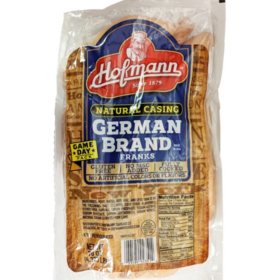 Hofmann German Brand Franks, Natural Casing 70 oz.