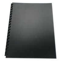 Swingline GBC - 100% Recycled Poly Binding Cover, 11 x 8-1/2, Black -  25/Pack