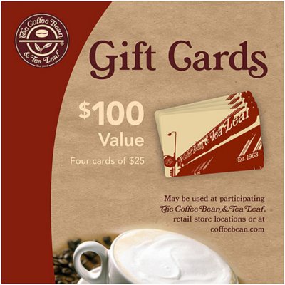 The Coffee Bean & Tea Leaf® Gift Cards Sam's Club