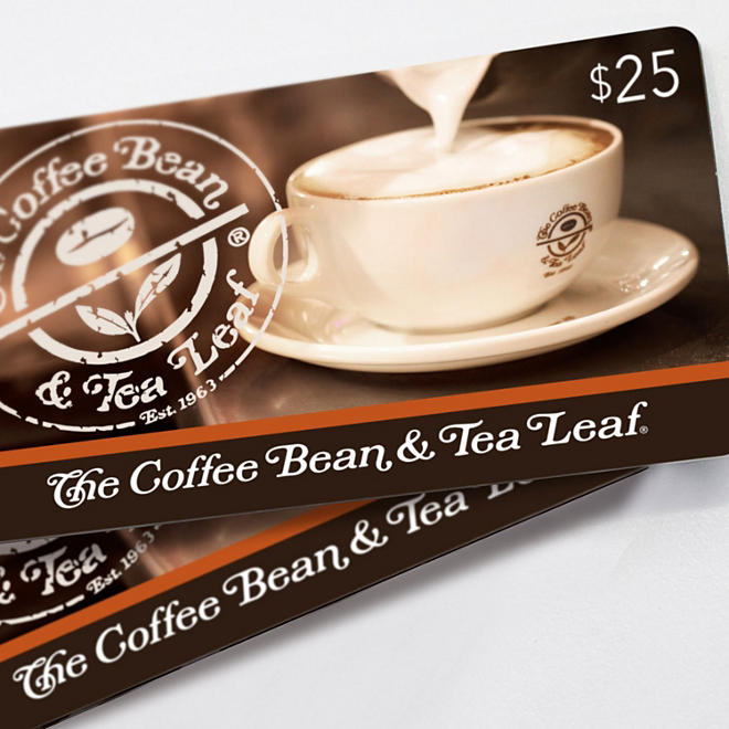 The Coffee Bean & Tea Leaf® $50 Value Gift Cards - 2 x $25