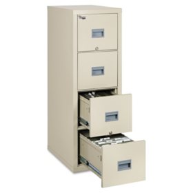 FireKing 4-Drawer Patriot Insulated Fire File Cabinet, Select Color