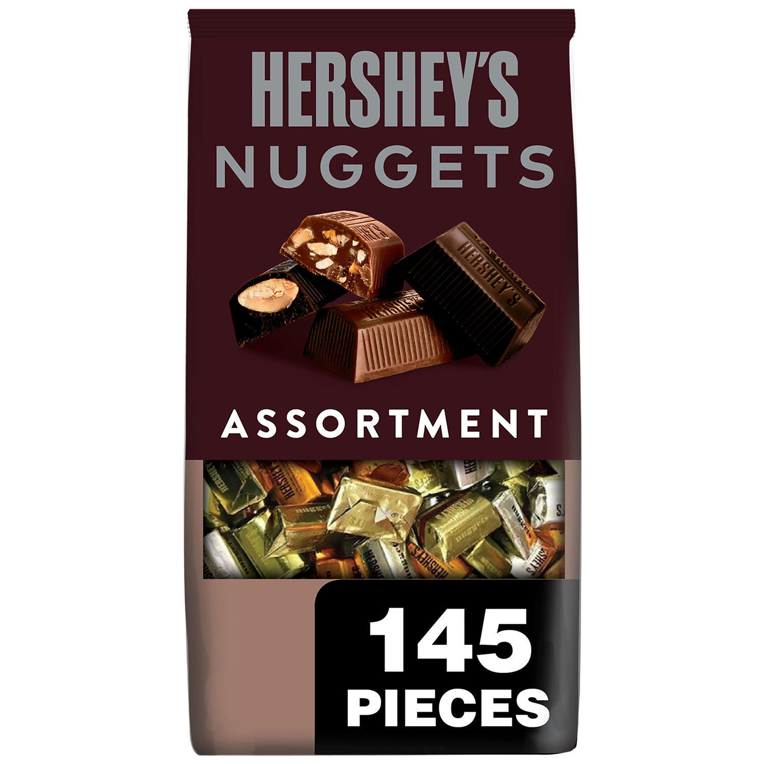 HERSHEY'S NUGGETS Assorted Chocolate Candy, 145 pcs.