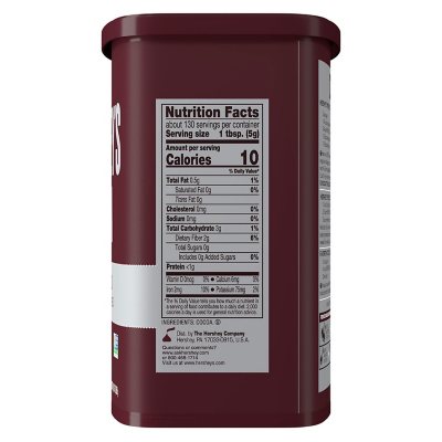 HERSHEY&#39;S Naturally Unsweetened Cocoa, Holiday Baking Container (23 oz.) -  Sam&#39;s Club