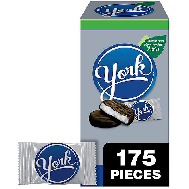 YORK Dark Chocolate Peppermint Patties, 0.48 oz., 175 pcs.