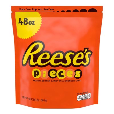 REESE'S PIECES Peanut Butter Candy, 1.53 oz