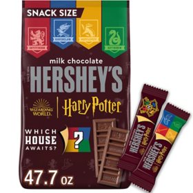HERSHEY'S Harry Potter Milk Chocolate Candy, Snack Size, 100 pcs.