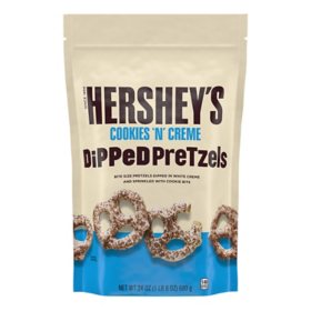 HERSHEY'S Cookies 'n' Creme Dipped Pretzels, 24 oz.