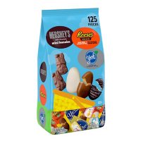 HERSHEY'S, REESE'S and YORK Chocolate and White Creme Assortment Candy, Easter, Bulk Variety Bag (58 oz, 125 Pieces)