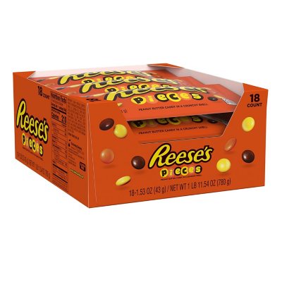 Reese's Pieces Candy (1.53 oz., 18 pks.) - Sam's Club