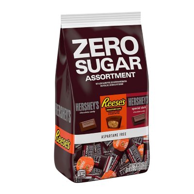 zero sugar hershey candy chocolate assortment oz bag sam samsclub