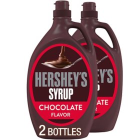 HERSHEY'S Chocolate Syrup, 48 oz., 2 pk.