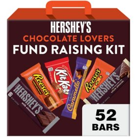 Hershey Chocolate Lovers Variety Pack Candy Bars, Full Size, 52 pk.