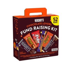 Hershey S Chocolate Candy Bar Variety Pack Fundraising Kit 52 Ct