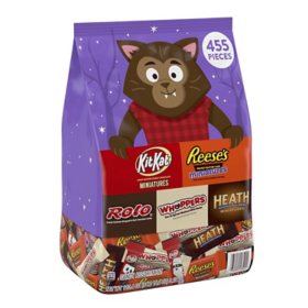 Hershey Chocolate Assortment Candy, Halloween Bulk Variety Bag (110.4 oz., 455 pc.)