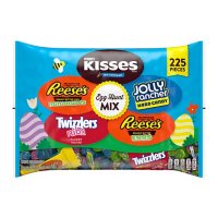 Hershey Egg Hunt Mix Milk Chocolate and Sweet Assortment Candy, Easter, Bulk Variety Bag (61.2 oz, 225 Pieces)