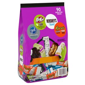 Hershey Assorted Flavored Snack Size, Halloween Candy, 90 pcs