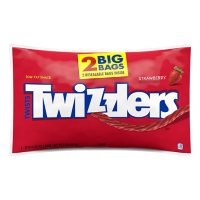 TWIZZLERS Twists Strawberry Flavored Chewy Candy, Bulk Holiday, Big Bags (32 oz., 2 ct.)