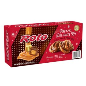 ROLO Chocolate, Caramel and Pecan Pretzel Delights, Christmas Kit (27.5 oz.)