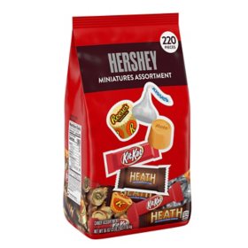 Hershey Variety Pack Chocolate Candy, Minis, 220 pcs.