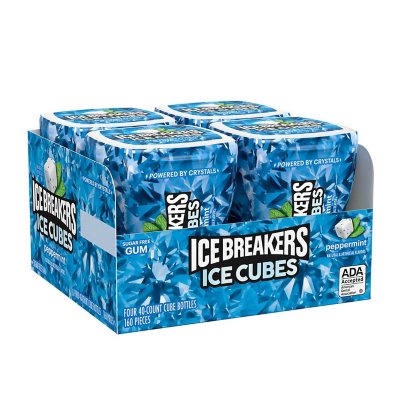 Ice Breakers Ice Cubes Gum, Peppermint (4 pk.) - Sam's Club