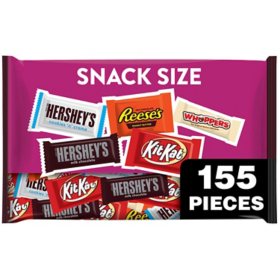 HERSHEY'S Factory Favorites Variety Pack Candy, Snack Size, 155 pcs.