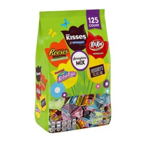 Hershey Assorted Flavored, Easter Candy (125 pcs)