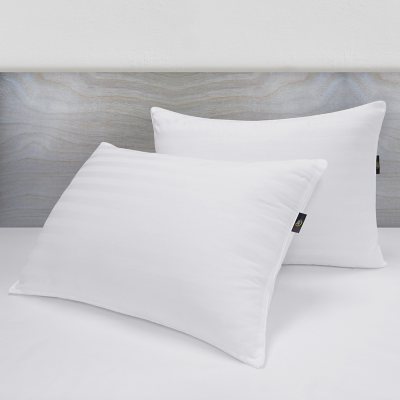 Bellagio 400-Thread-Count Queen Pillows Polyester Hypoallergenic 2 Pack 