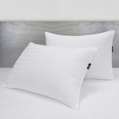 2 Serta Perfect Sleeper Bed Pillows King Size Soft Cotton Cover *FAST