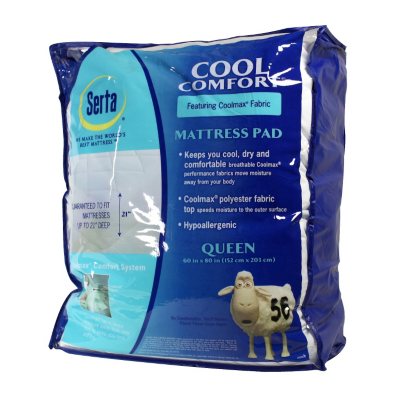 serta cooling mattress topper king