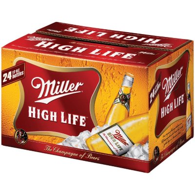 MILLER HIGH LIFE 24 / 12 OZ BOTTLES - Sam's Club