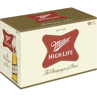 Miller High Life Beer 18/12 oz. Sam's Club