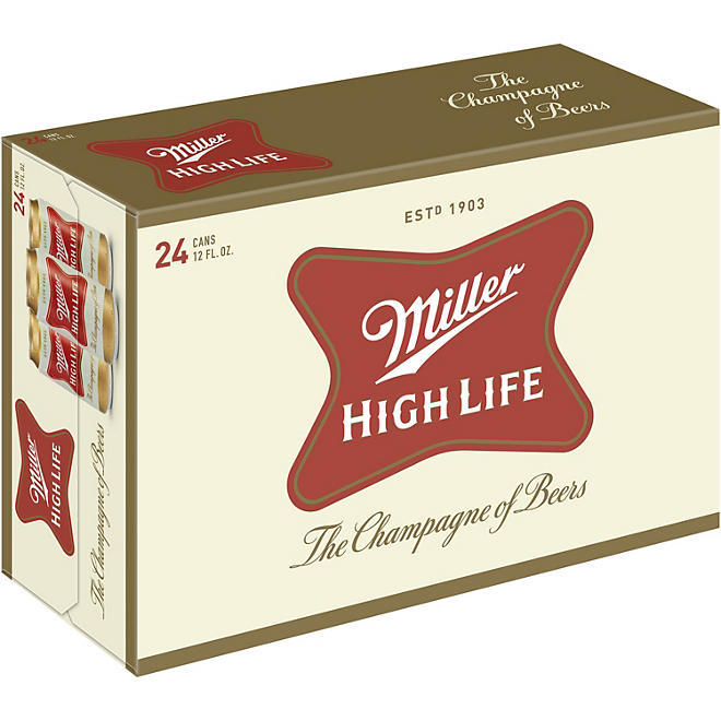 Miller High Life (12 fl. oz. can, 24 pk.)
