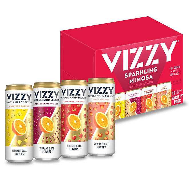 Vizzy Mimosa Hard Seltzer Variety Pack 12 fl. oz. can, 12 pk.