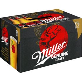 Miller Genuine Draft 12 fl. oz. bottle, 24 pk.