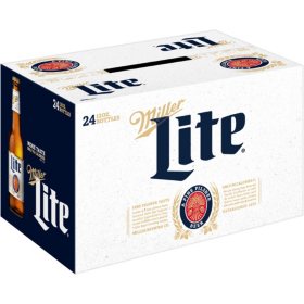 Miller Lite Lager Beer (12 fl. oz. bottle, 24 pk.)