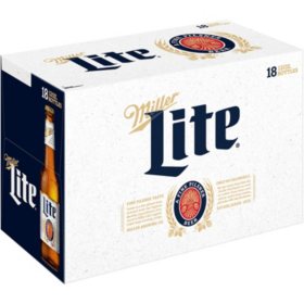 Miller Lite Lager Beer 12 fl. oz. bottle, 18 pk.