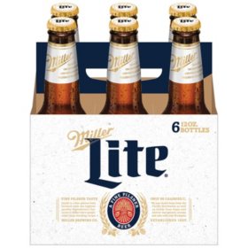 Miller Lite Lager Beer (12 fl. oz. bottle, 6 pk.)