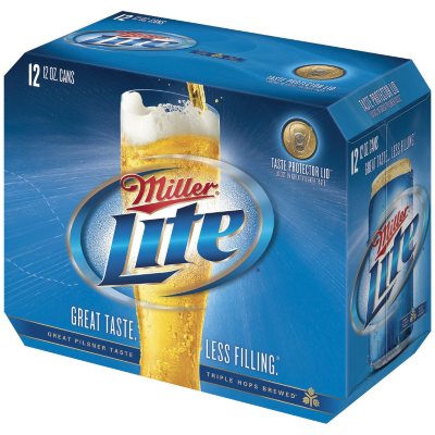 Miller Lite® - 12 / 12 oz. - Sam's Club