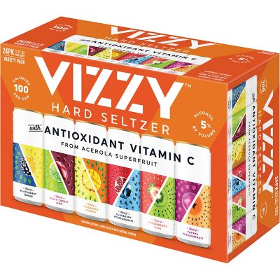 VIZZY Hard Seltzer Refreshingly Berry Variety Pack #2 - 12pk/12 fl oz Slim  Cans