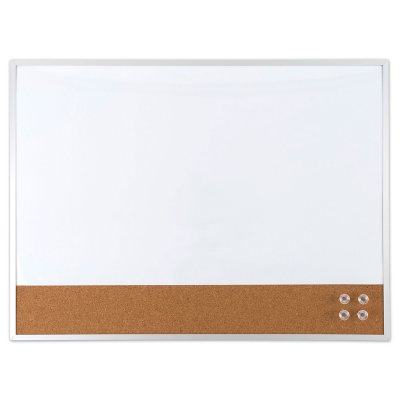 Dry-Erase/Cork HDC1723BM Quartet Home Decor Combination Board Two-Tone Frame 17 x 23 Inches Assorted Colors 