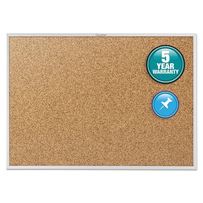 OFFICE SCHOOL USE CLASSIC NATURAL CORK PIN NOTICE BOARD WITH FREE PUSH PINS