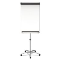 Quartet® Prestige 2 Mobile Presentation Easel,  3' x 2', White Board with Silver Frame