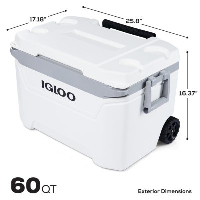 igloo 60 quart rolling cooler