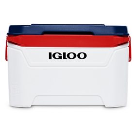 Igloo 60-Qt. Sunset Roller Cooler -  Red, White, and Blue