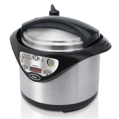 Best Buy: Oster 10-Cup Digital Rice Cooker Stainless-Steel/Black 3071