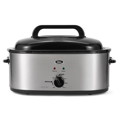 Royalcraft Roaster Oven with Removable Pan - 20qt - Black