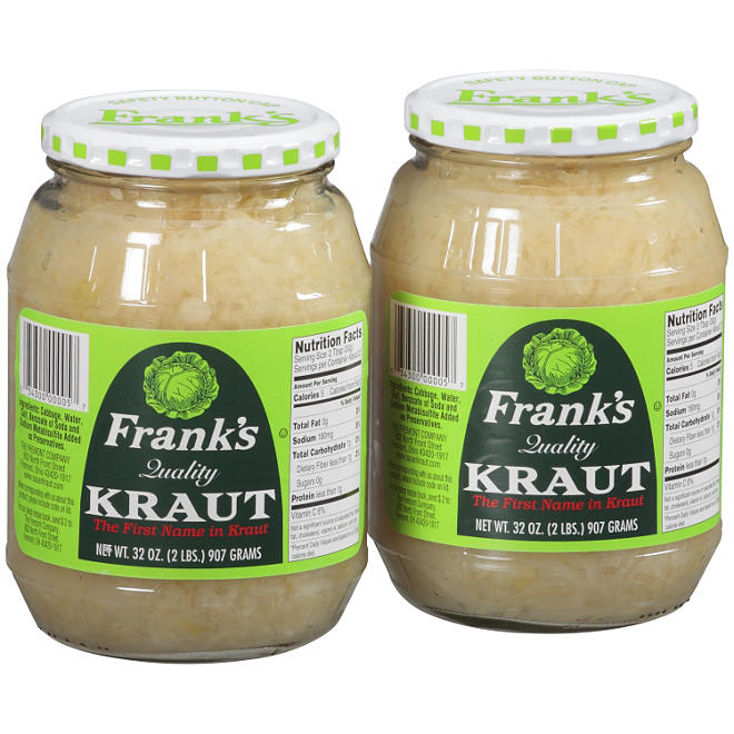 Frank's Kraut Sauerkraut 32 oz., 2 pk.